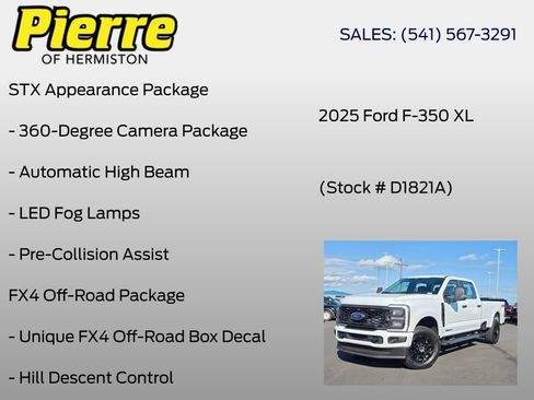 Used 2025 Ford F350 XL w/ STX Appearance Package AWD/4WD image 13