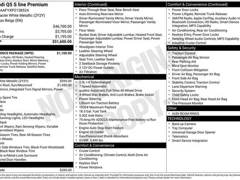 Used 2023 Audi Q5 2.0T Premium w/ Convenience Package image 5