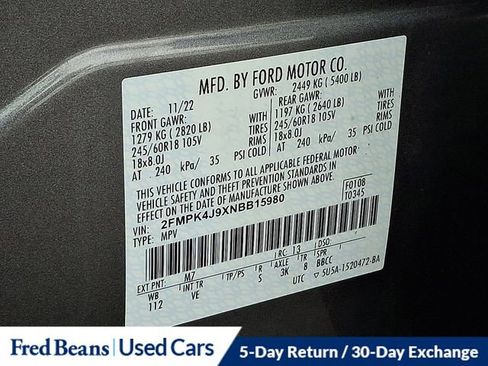 Used 2022 Ford Edge SEL w/ Convenience Package AWD/4WD image 29