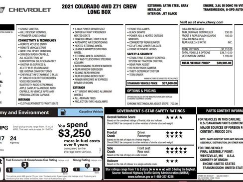 Used 2021 Chevrolet Colorado Z71 image 4