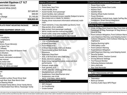 Used 2021 Chevrolet Equinox LT FWD image 8