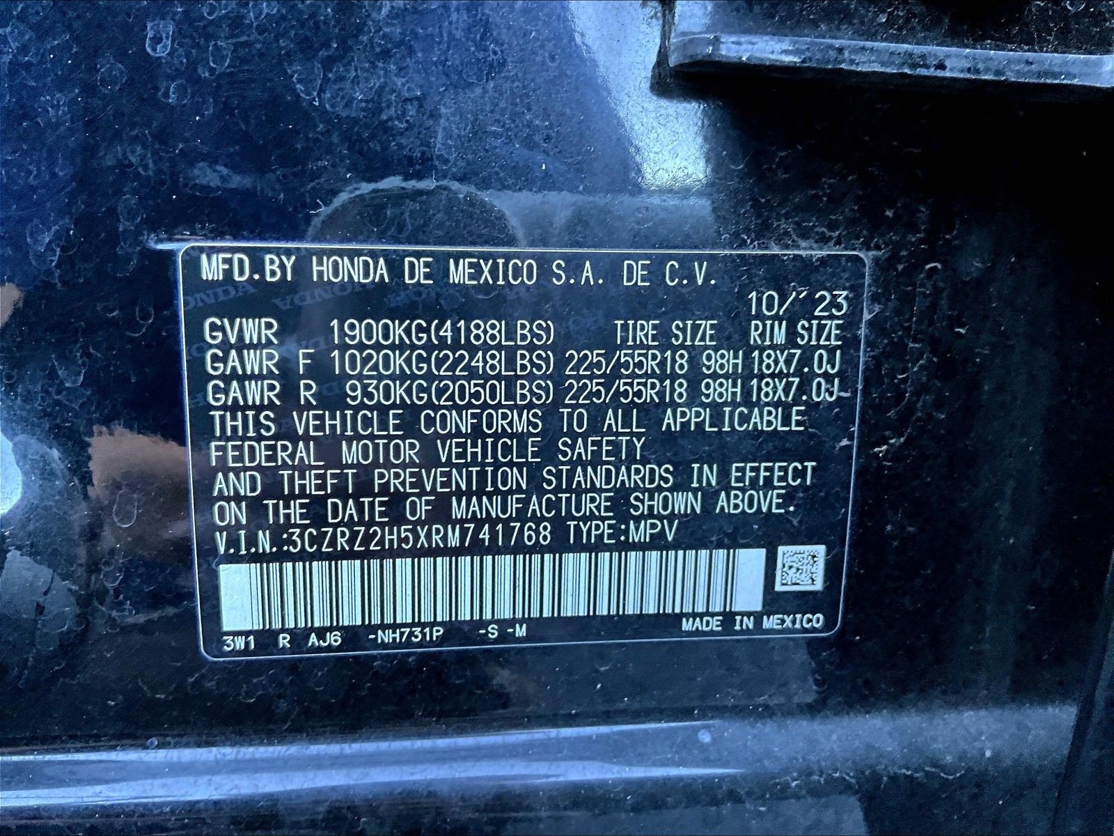 Used 2024 Honda HR-V Sport image 18