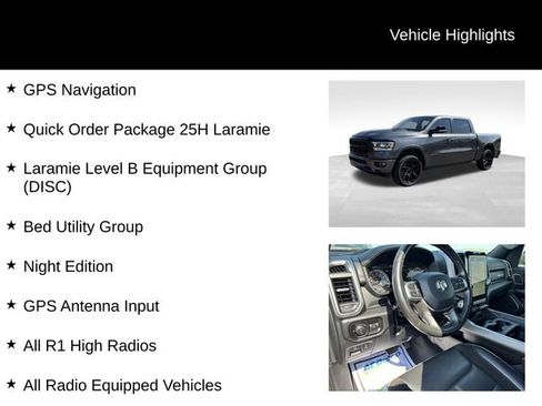 Used 2022 RAM 1500 Laramie AWD/4WD image 8