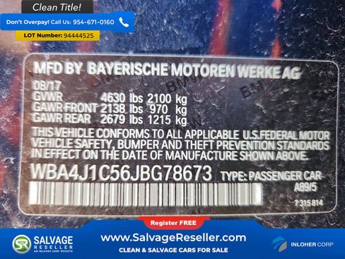 Used 2018 BMW 430i Gran Coupe RWD image 16