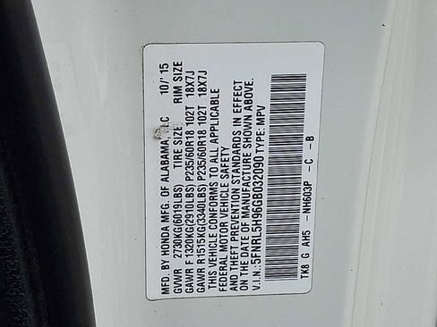 Used 2016 Honda Odyssey Touring Elite image 29