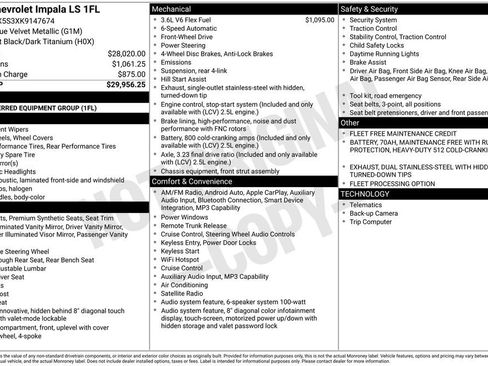 Used 2019 Chevrolet Impala LS image 5