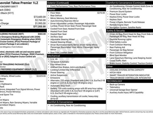 Used 2024 Chevrolet Tahoe Premier w/ Max Trailering Package image 13