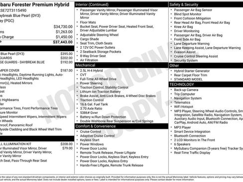 New 2026 Subaru Forester Touring AWD/4WD image 6