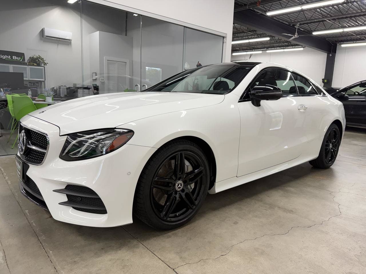 Used 2020 Mercedes-Benz E 450 4MATIC Coupe w/ AMG Line image 1