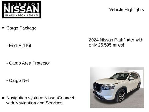 Certified 2024 Nissan Pathfinder Platinum w/ Cargo Package image 8