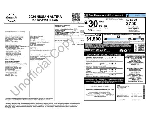 Certified 2024 Nissan Altima 2.5 SV image 38