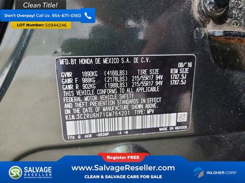 Used 2016 Honda HR-V EX-L image 17