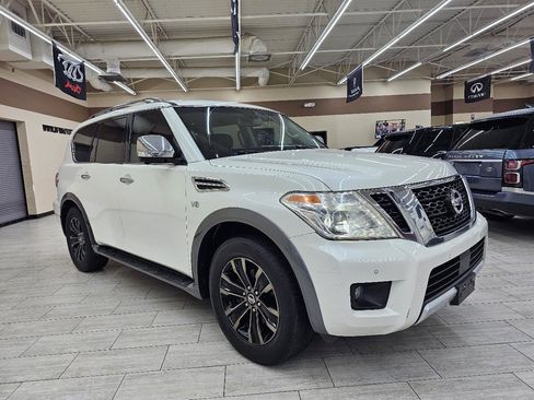 Used 2017 Nissan Armada Platinum w/ Captain Seat Package RWD image 4