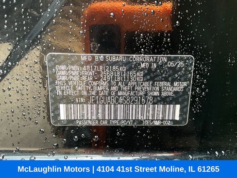 Used 2025 Subaru Impreza 2.0i AWD/4WD image 18