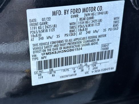 Used 2022 Ford Explorer Timberline image 32