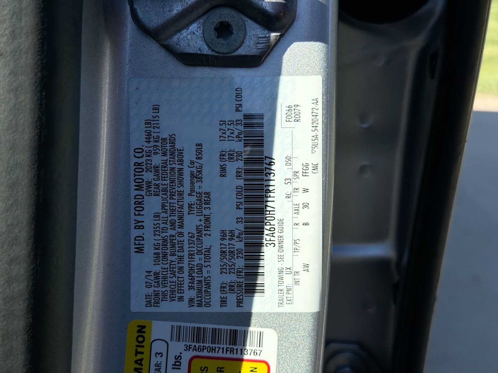 Used 2015 Ford Fusion SE FWD image 28