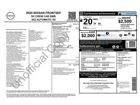 Used 2020 Nissan Frontier SV image 5