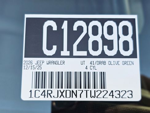 New 2026 Jeep Wrangler Unlimited Sport image 11