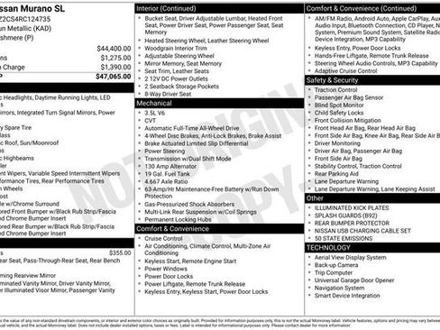 Used 2024 Nissan Murano SL image 2