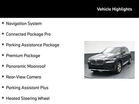 Used 2023 BMW X3 xDrive30i w/ Premium Package image 5