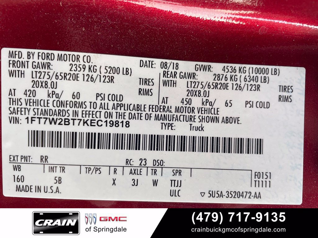 Used 2019 Ford F250 Lariat w/ Chrome Package AWD/4WD image 31