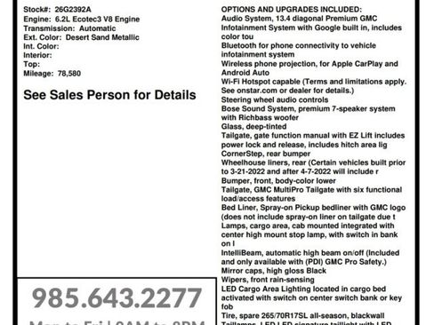 Used 2022 GMC Sierra 1500 AT4 w/ AT4 Premium Package AWD/4WD image 30