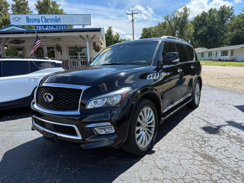 Used 2017 INFINITI QX80 4WD w/ Driver Assistance Package image 2