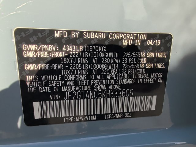 Used 2019 Subaru Crosstrek 2.0i Limited w/ Moonroof Package w/Navigation AWD/4WD image 25