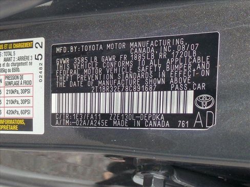 Used 2008 Toyota Corolla CE FWD image 22