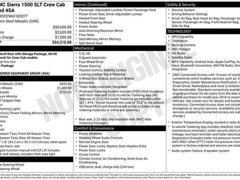 Used 2019 GMC Sierra 1500 SLT AWD/4WD image 39
