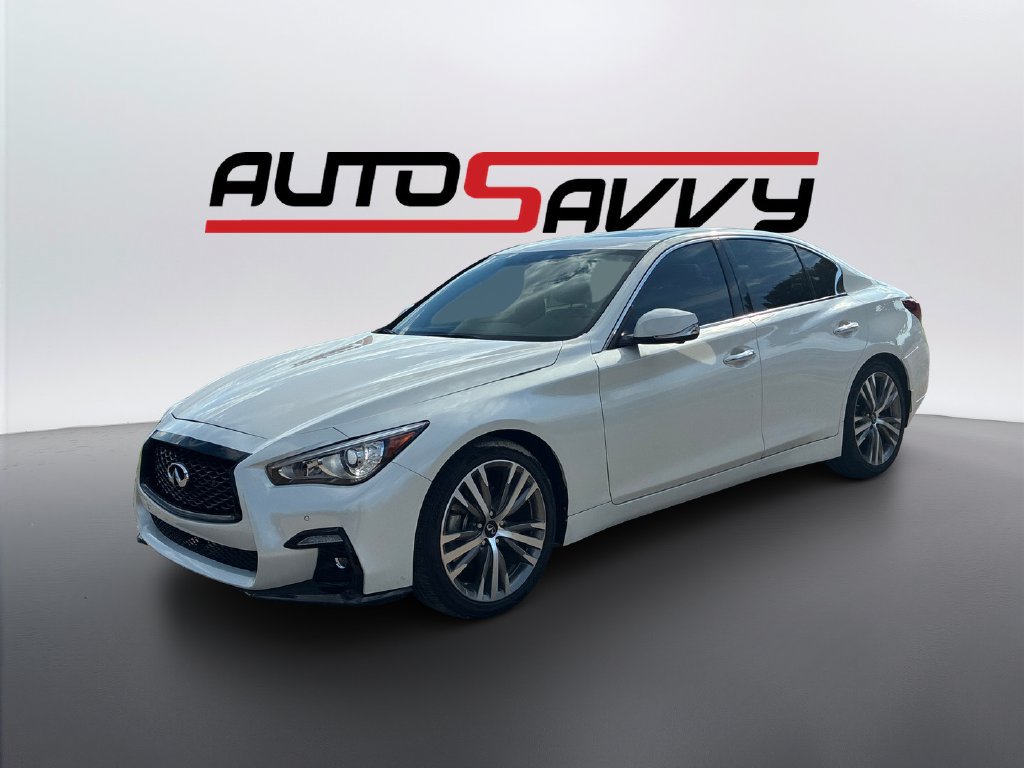 Used 2022 INFINITI Q50 Sensory w/ All Weather Package RWD image 1