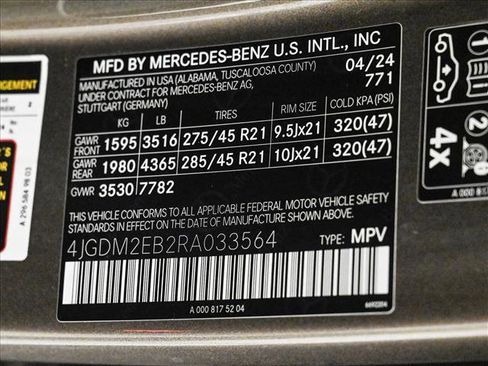 Used 2024 Mercedes-Benz EQS 450+ 4MATIC SUV image 26