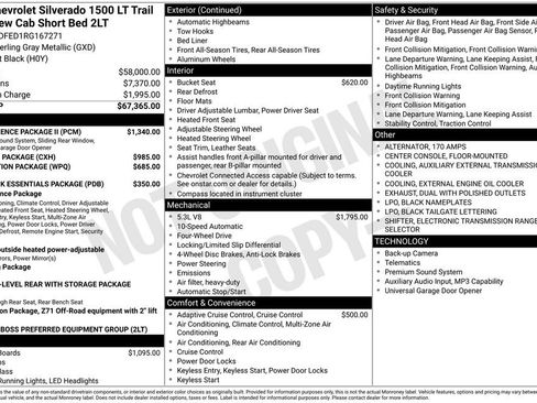 Used 2024 Chevrolet Silverado 1500 LT Trail Boss w/ Convenience Package II image 4