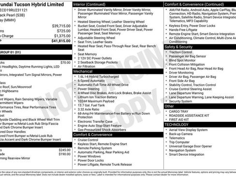 Certified 2024 Hyundai Tucson Limited AWD/4WD image 27