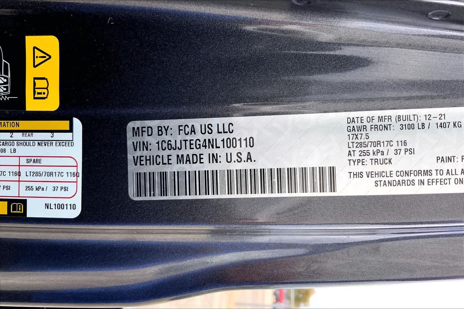 Used 2022 Jeep Gladiator Mojave w/ Dual Top Group AWD/4WD image 36