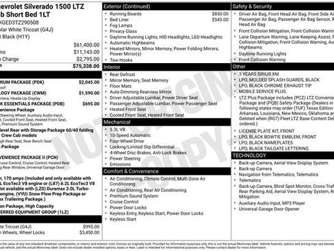 New 2026 Chevrolet Silverado 1500 LTZ w/ LTZ Premium Package image 26