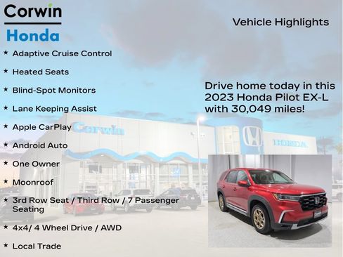 Used 2023 Honda Pilot EX-L image 6