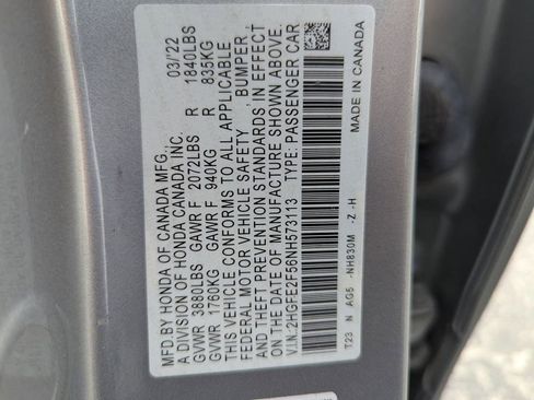 Used 2022 Honda Civic Sport image 30