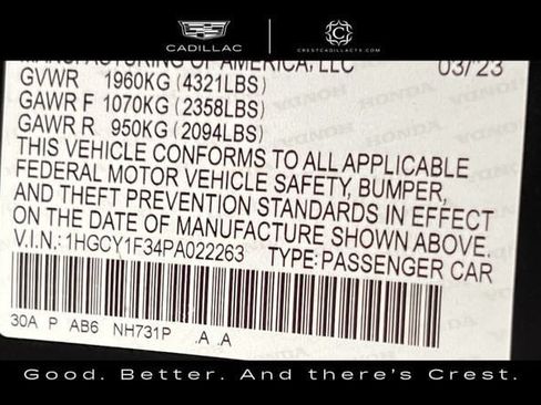 Used 2023 Honda Accord EX image 28