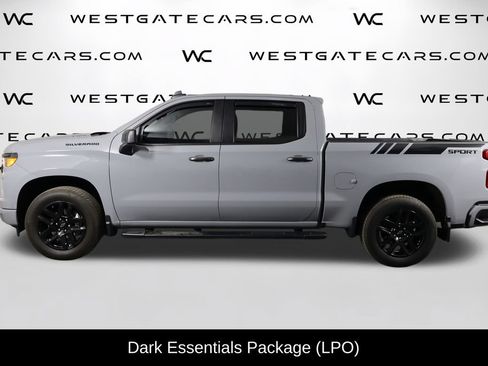 Used 2024 Chevrolet Silverado 1500 Custom w/ LPO, Dark Essentials Package RWD image 5