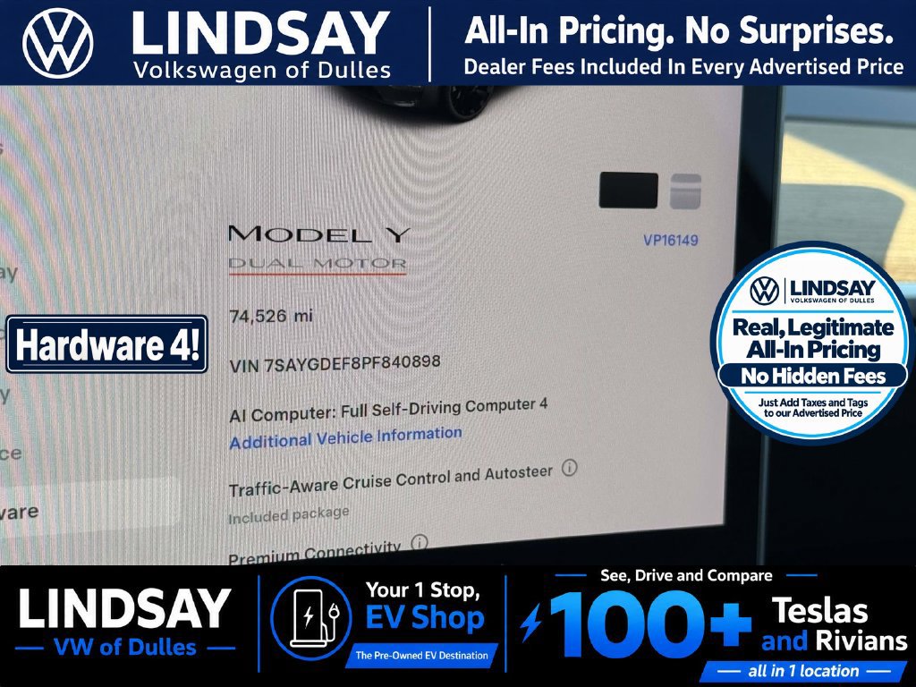 Used 2023 Tesla Model Y Performance AWD/4WD image 18