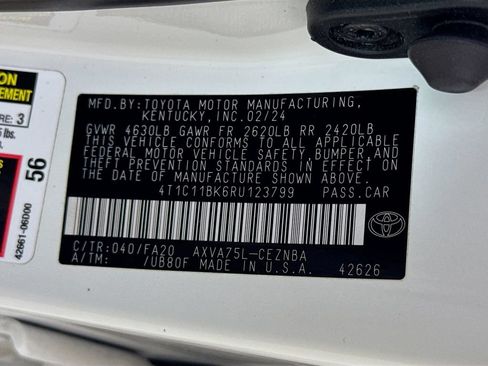 Certified 2024 Toyota Camry LE w/ Cold Weather Package AWD/4WD image 27