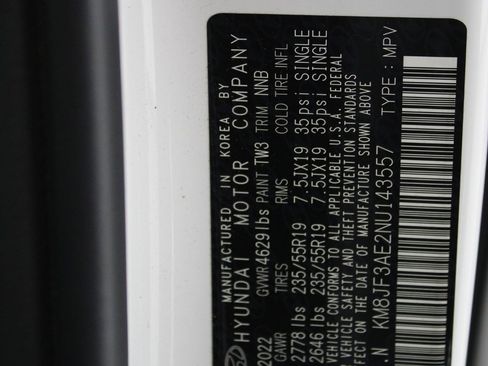 Used 2022 Hyundai Tucson N Line w/ Cargo Package image 18