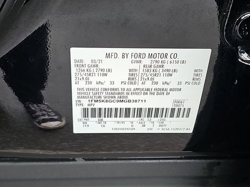 Used 2021 Ford Explorer ST w/ Equipment Group 401A AWD/4WD image 40