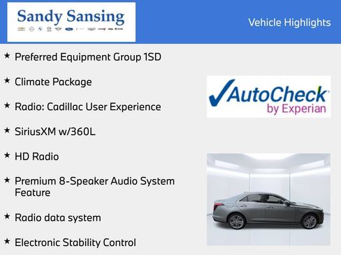 Used 2023 Cadillac CT4 Premium Luxury w/ Climate Package AWD/4WD image 7