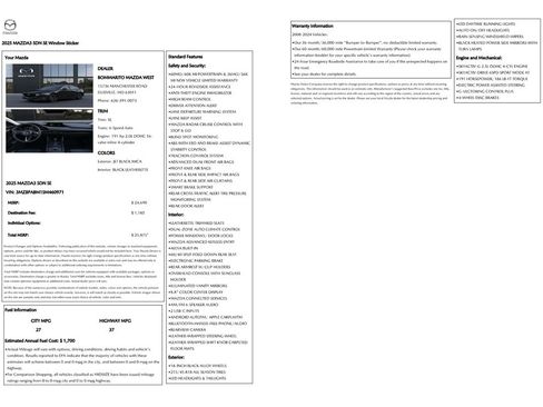 Used 2025 MAZDA MAZDA3 s image 9