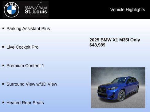 Used 2025 BMW X1 M35i w/ Premium Package image 31