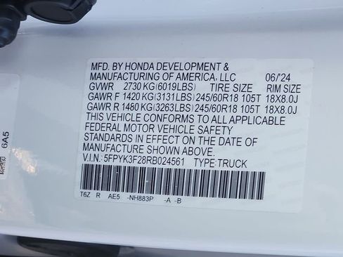 Used 2024 Honda Ridgeline Sport+ image 27