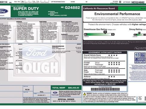 Used 2022 Ford F250 Platinum w/ FX4 Off-Road Package AWD/4WD image 18