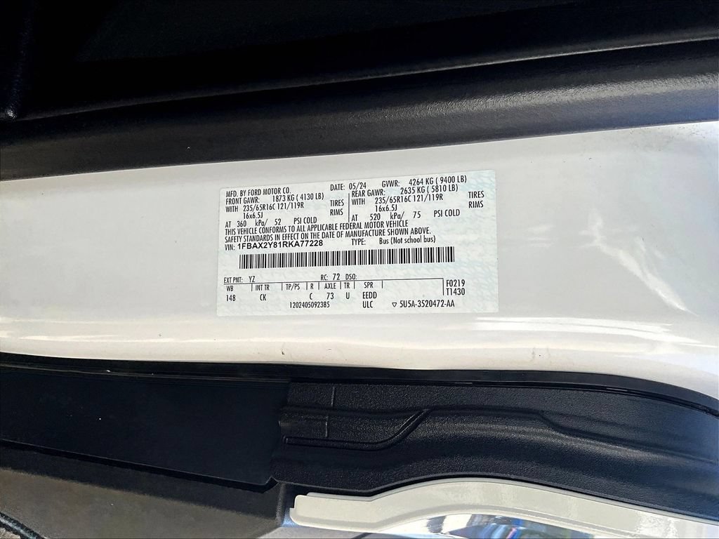 Used 2024 Ford Transit 350 XLT RWD image 21